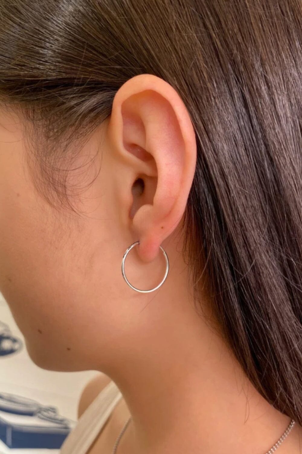 Silver Hoop Earrings