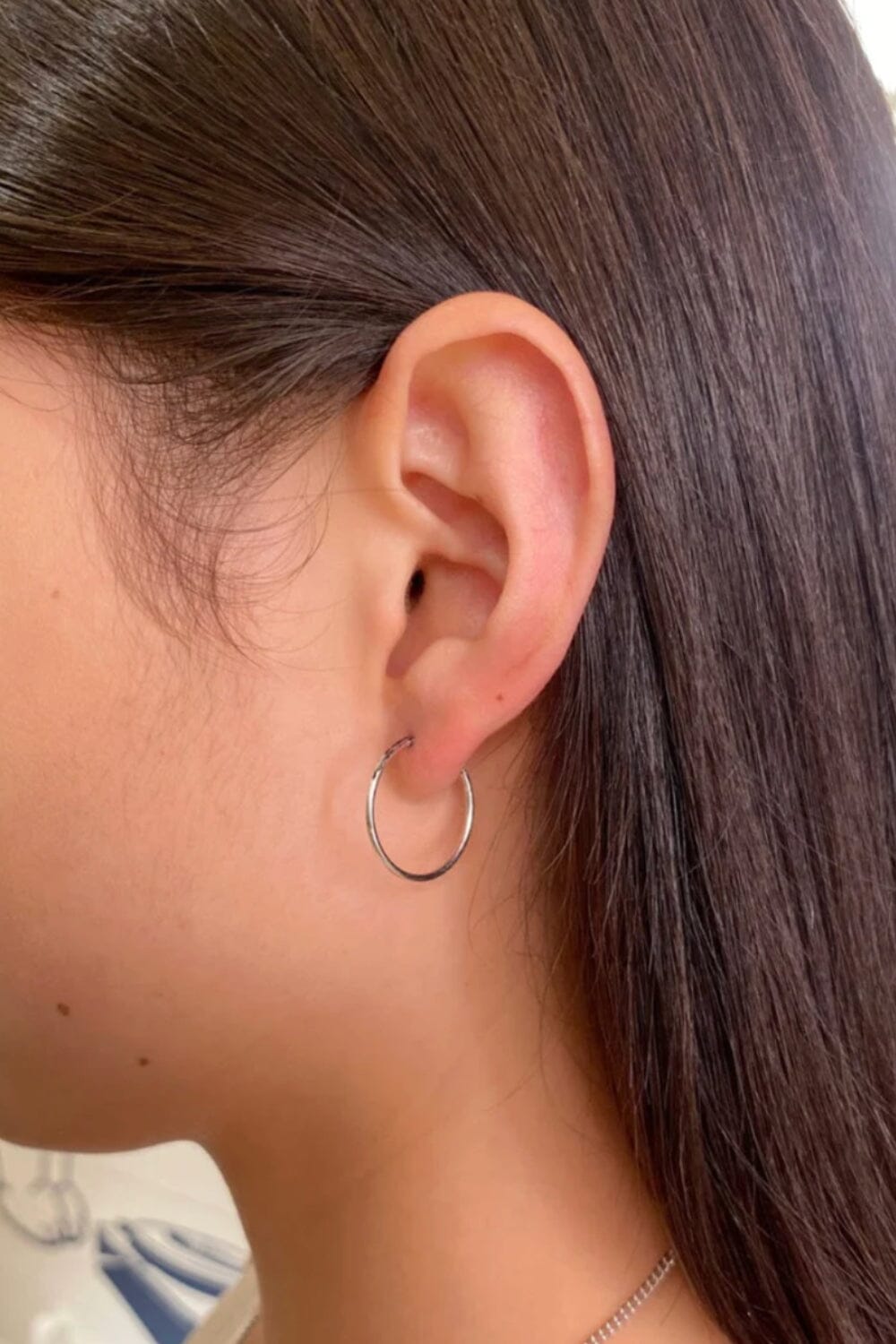 Silver Hoop Earrings