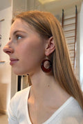 Tortoise Shell Hoops